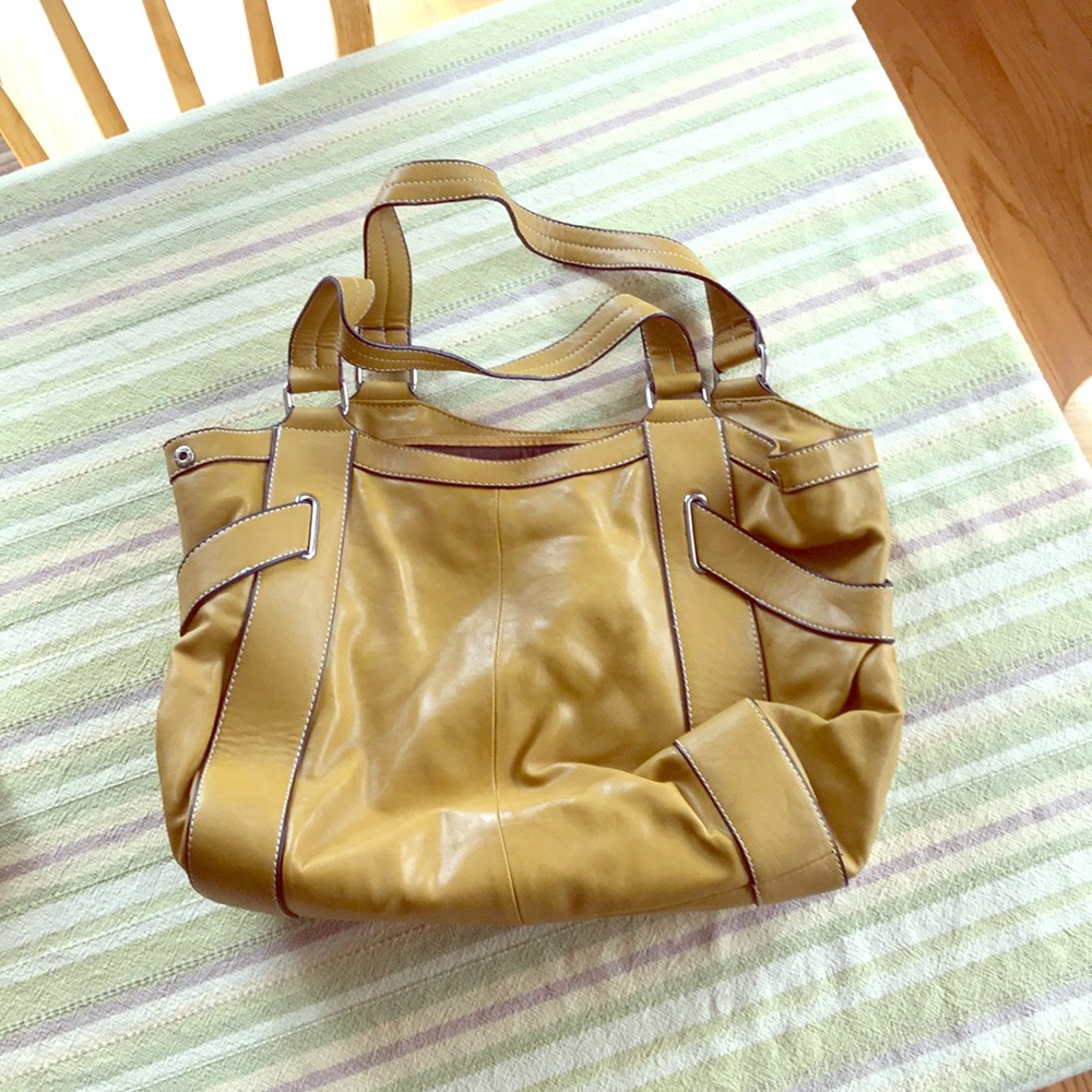 Mustard colored purse
